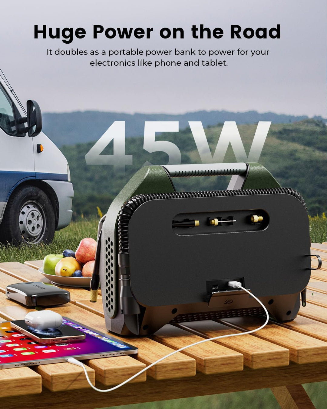 ETENWOLF VORTEX S7 Inflador de Neumáticos para Vehículo Pesado, Com...