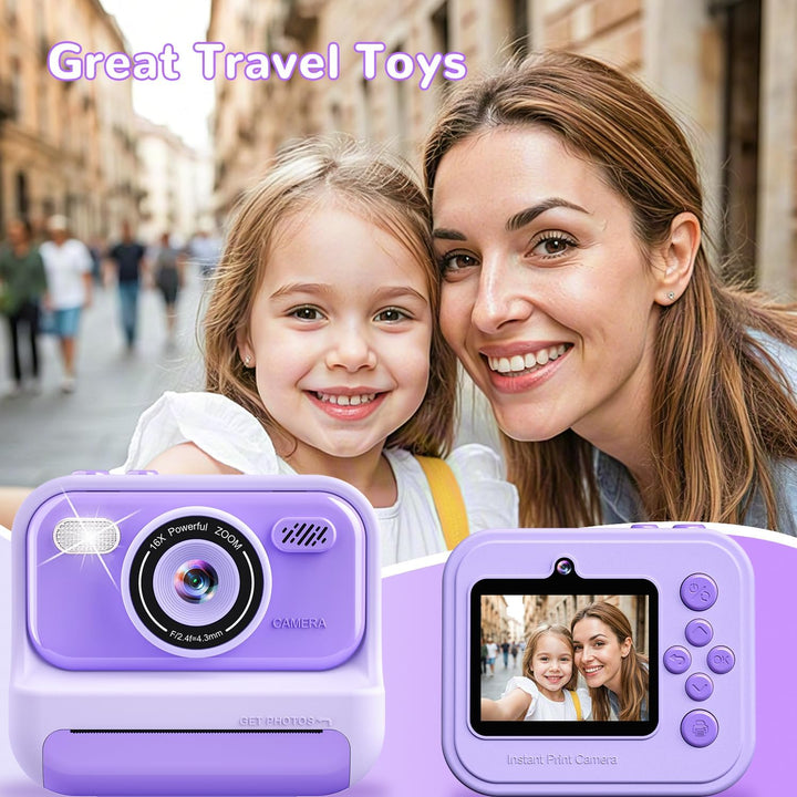 Cámara de impresión instantánea para niños, cámara instantánea para...