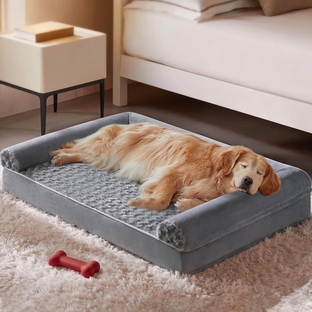 Cama ortopédica lavable para perros mayores para un sueño cómodo