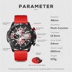 Relojes de Moda para Hombres, Estilo Fashion, Panto Análogo Cuadrado Grande para Hombres