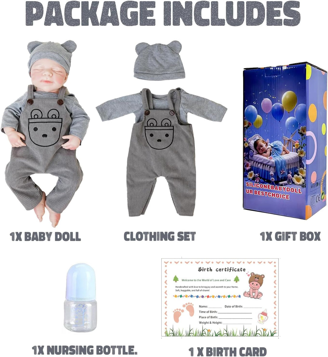 Muñecas de Bebé Reborn Realistas Niño - Muñeca de Bebé de 18 Pulgad...