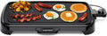 Chefman XL - Parrilla eléctrica con control de temperatura removible, parrilla plana sumergible, para hamburguesas, huevos, parrilla para panqueques, superficie de cocción antiadherente extra grande