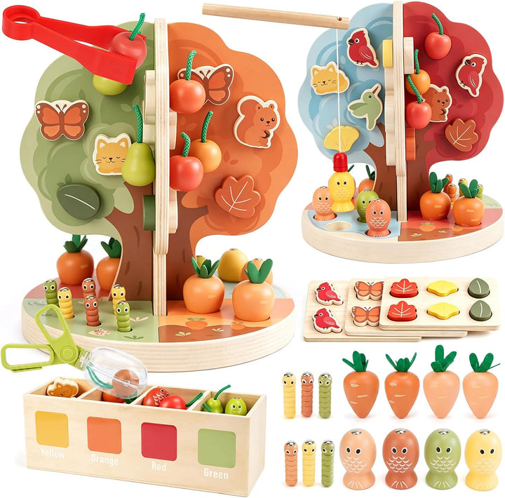 Joyreal Montessori Juguetes para niños de 3 a 5 años \u2013 Juguete...