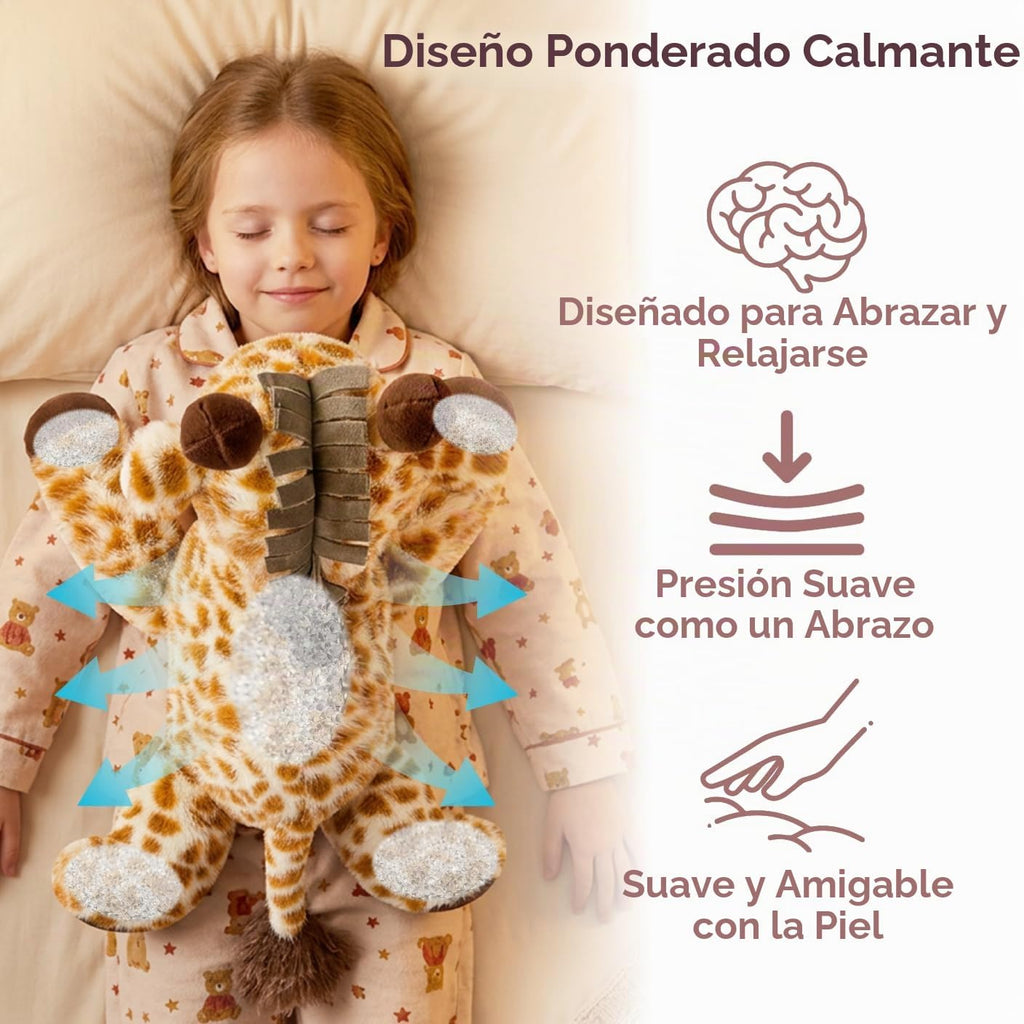 Niuniu Daddy Animales de peluche con peso, 20 en 3.3 libras, felpa calmante