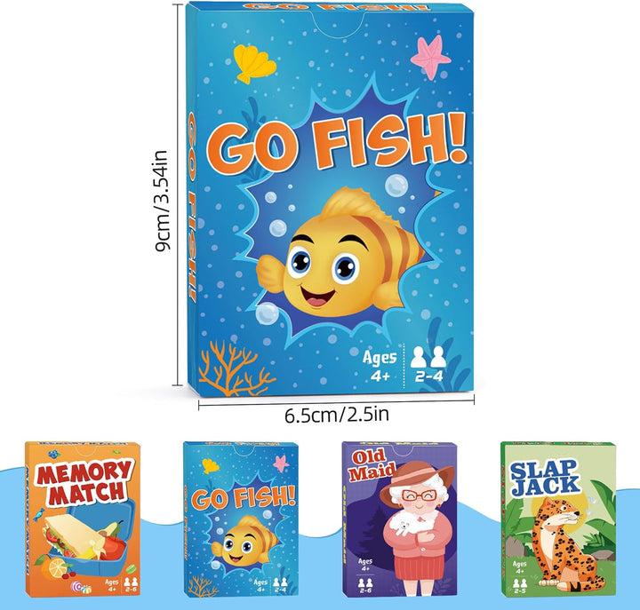 Juegos de Cartas Go Fish Old Maid Slap Jack y Memory