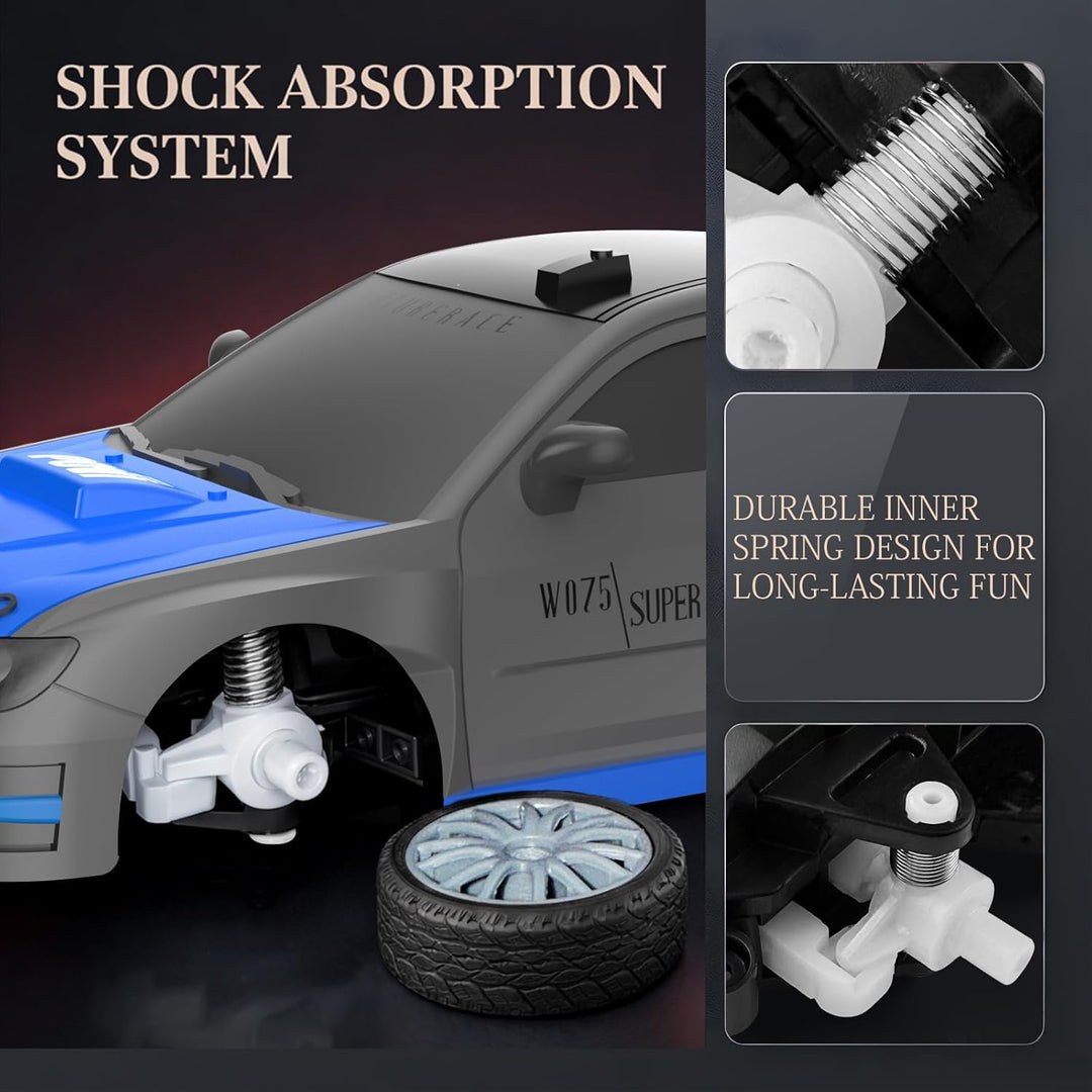 Auto de control remoto RC Drift Car 2.4GHz Escala 1:24 4WD 15KM\/H...