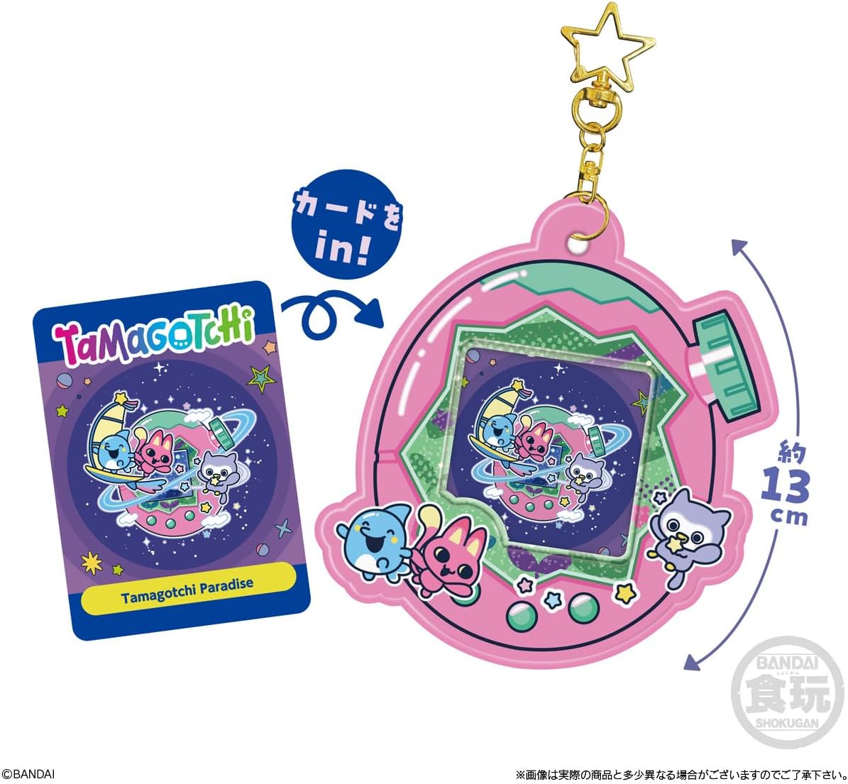Bandai Shokugan - Tamagotchi - Tarjetero Tamagotchi - Juego completo de caja ciega