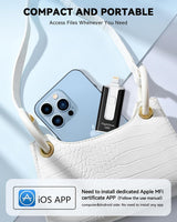 Unidad flash con certificación MFi para iPhone iPad de 256 GB, barr...