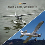 Fms 66.929 in Piper PA-18 Super Cub V2 RC Plane 4CH Escala Gigante Control Remoto Avión RTF STOL Motor sin escobillas 6.25 "Globo Neumáticos CNC Tren de aterrizaje
