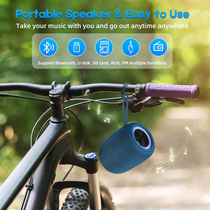 Altavoz Bluetooth portátil, altavoz inalámbrico BT5.3 de 20W con di...
