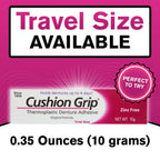 Cushion Grip Adhesivo termoplástico para dentaduras