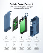 Belkin - Cargador portátil, batería de potencia USB-C delgada de 10...