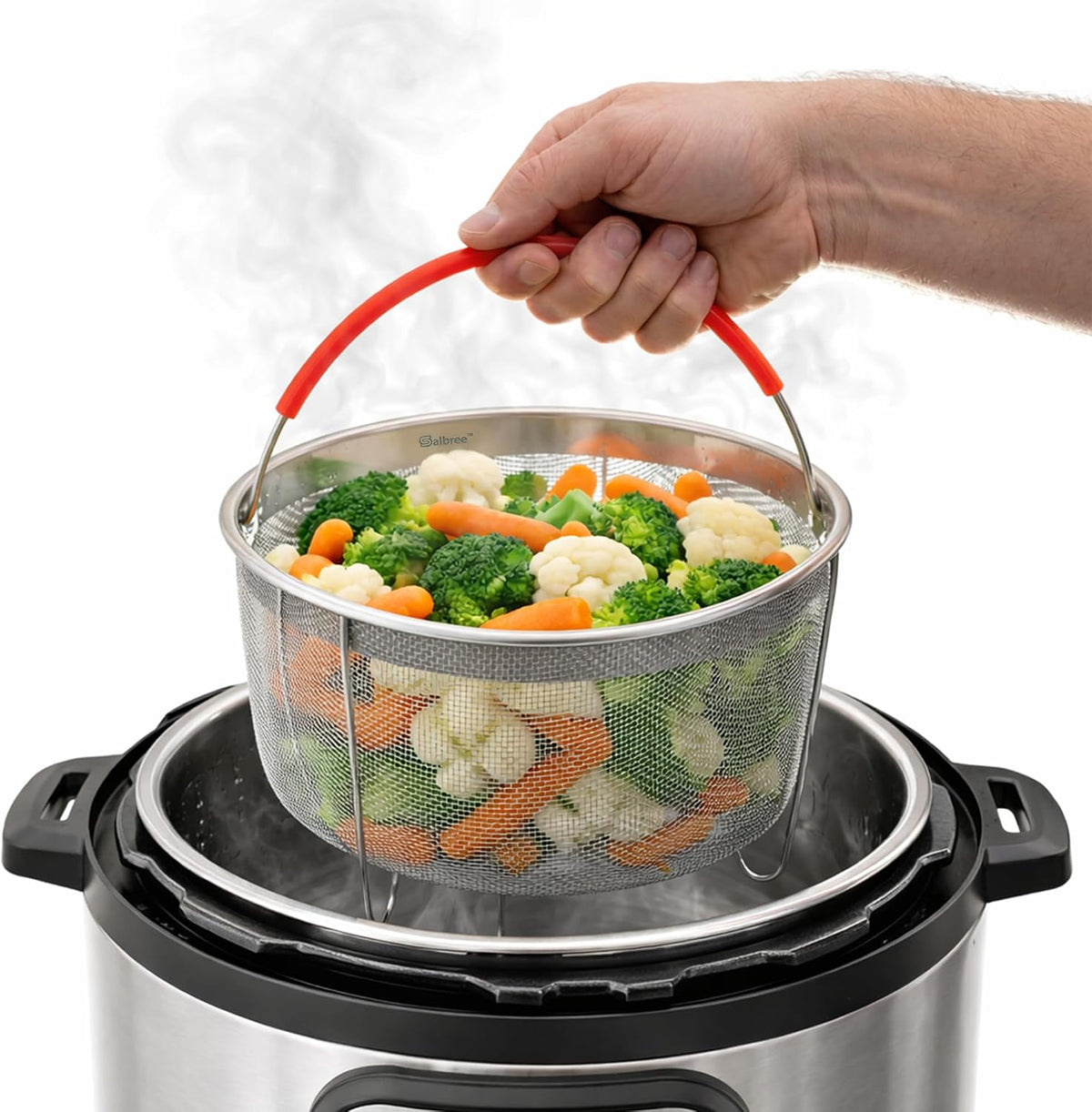 Salbree Cesta de vapor para olla instantánea de 8 cuartos y muchas otras