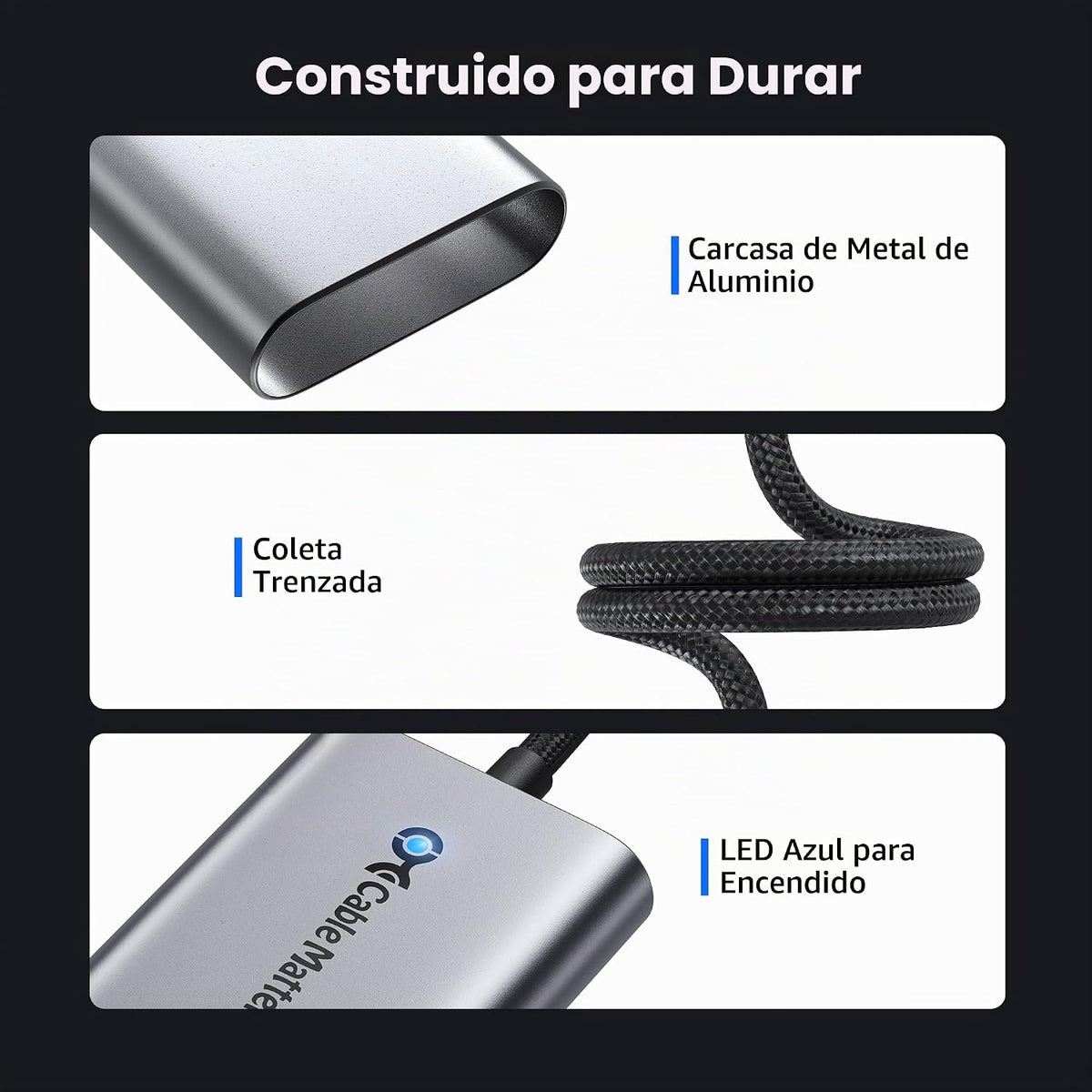 Cable Matters Adaptador USB C a Ethernet de 2,5 Gb con carga de 140 W
