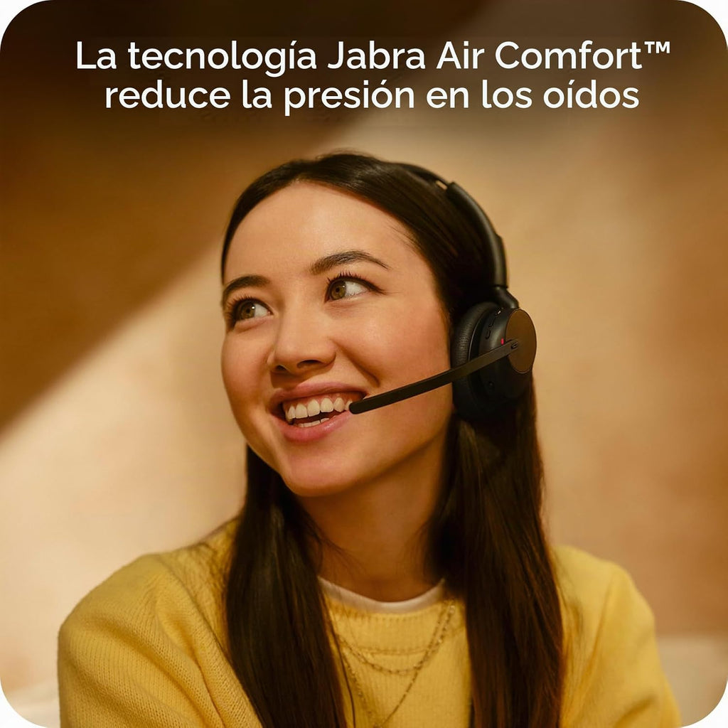 Jabra Evolve3 45 - Auriculares inalámbricos Bluetooth con micrófono, USB-A