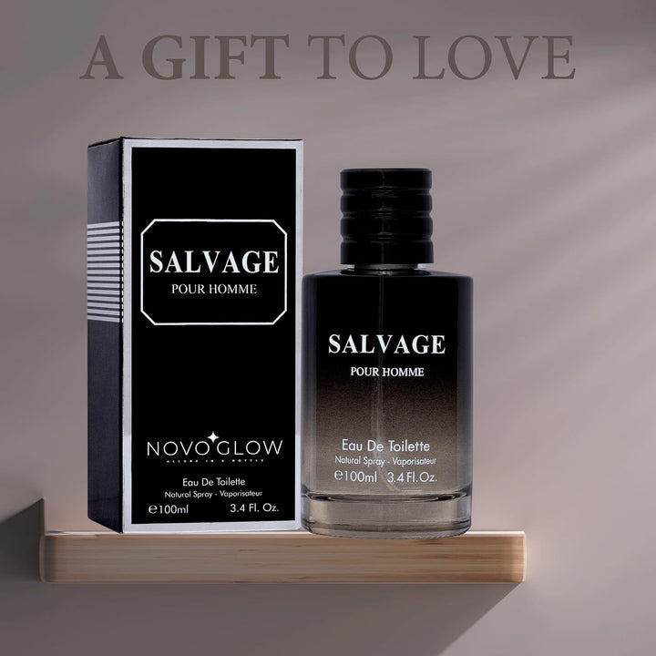 Salvage for Men - Eau De Toilette para hombre de 3.4 onzas en espra...
