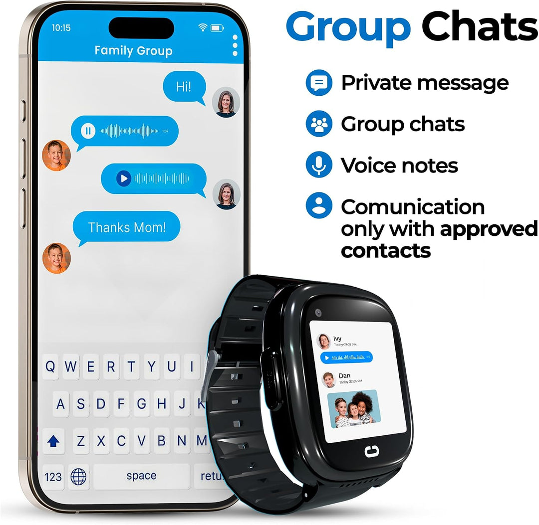 Reloj para niños con localizador GPS, llamadas bidireccionales, seg...