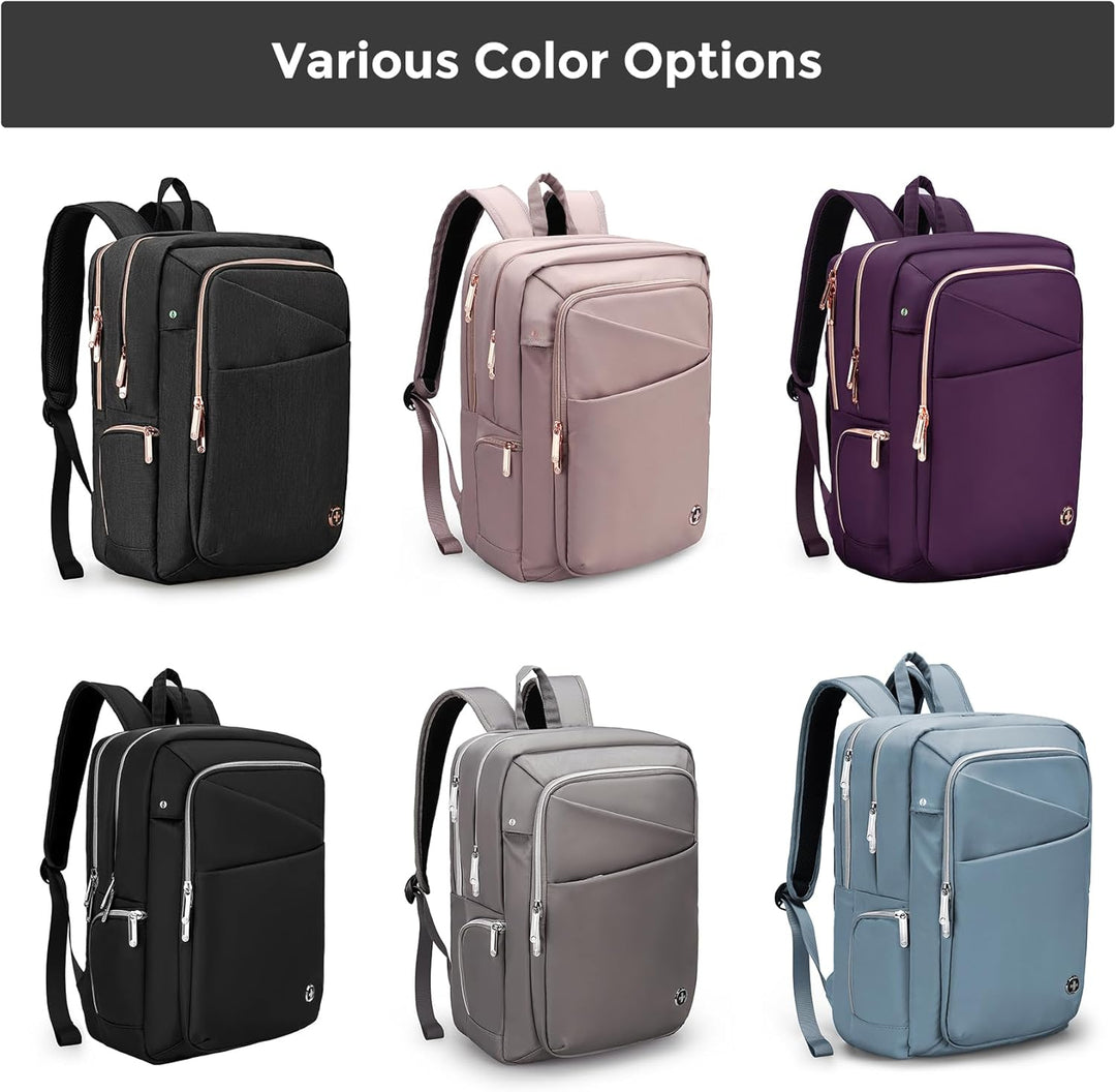 Swissdigital - Mochila de diseño para laptop de negocios para mujer...