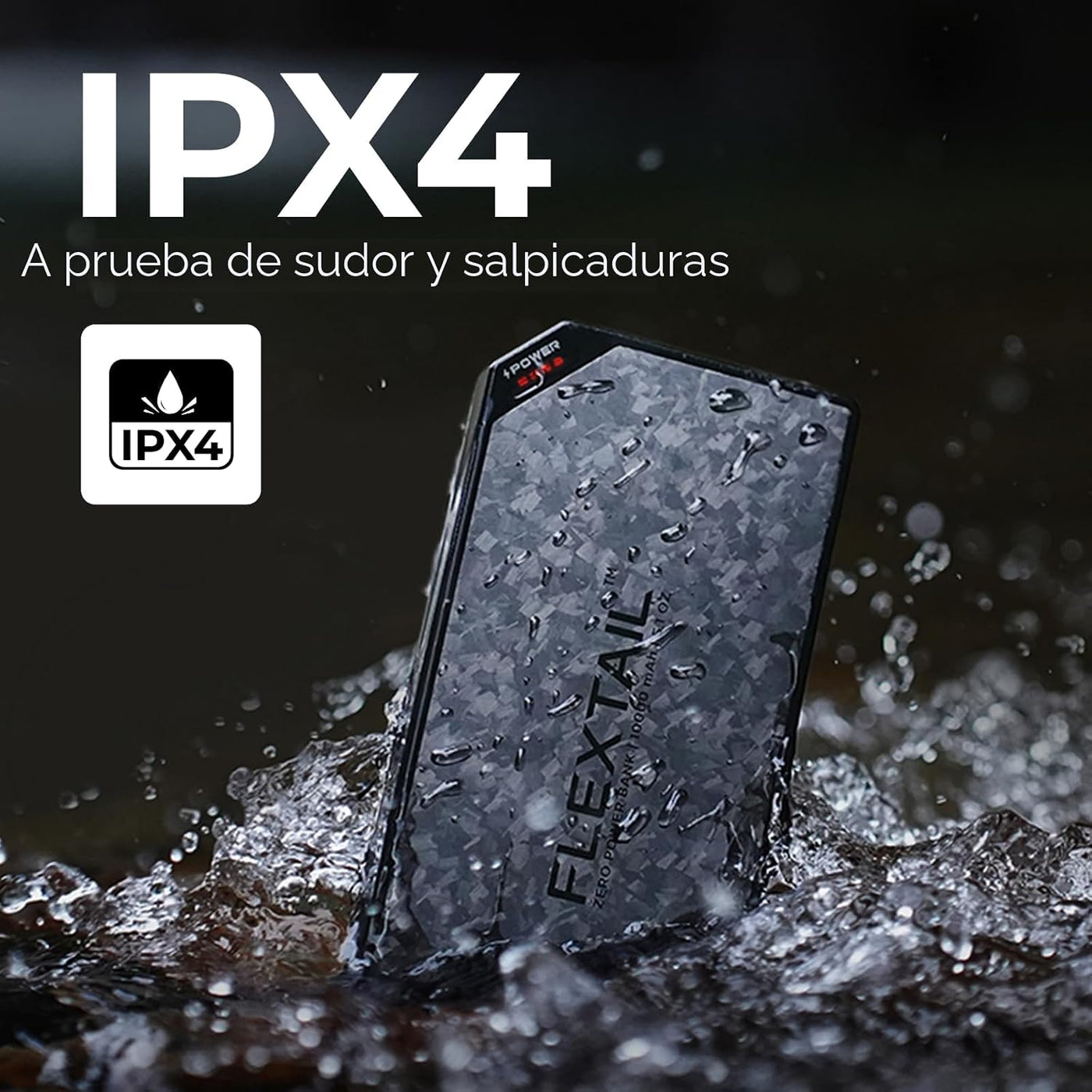 FLEXTAILGEAR Banco de energía de 10000 mAh, banco de energía portát...