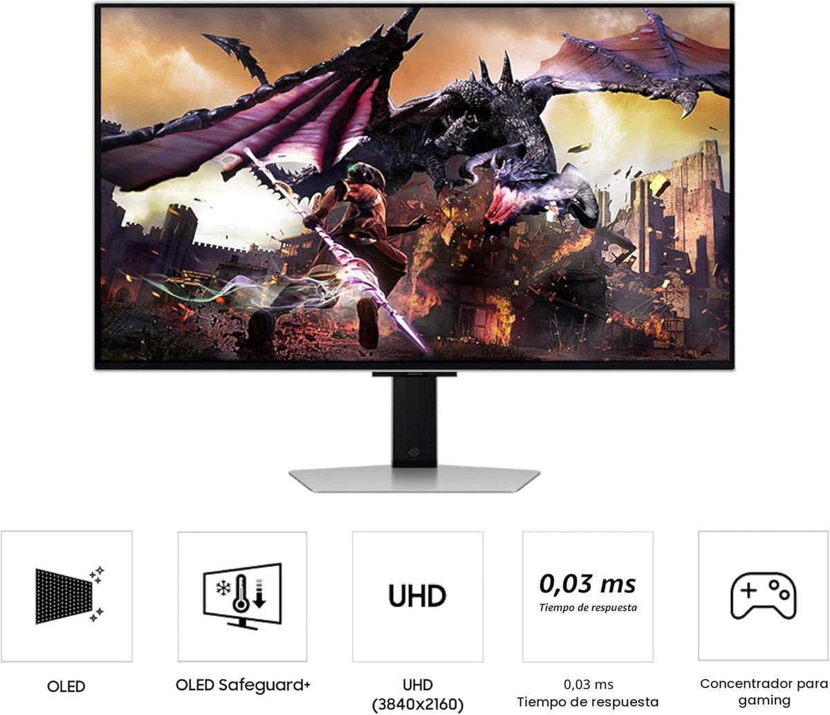 Samsung 32" Odyssey OLED G8 (G80SD) Serie 4K UHD Monitor inteli...