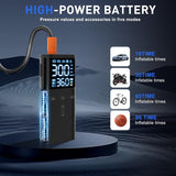 Inflador de neumáticos inalámbrico de 10000 mAh, compresor de aire...