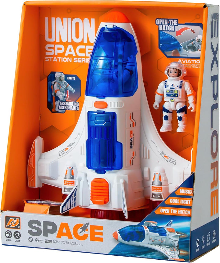 Wbzle Juguete de Transbordador Espacial con Figura de Astronauta -...