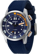 BERNY Reloj de buceo para hombre, relojes mecánicos automáticos de moda para hombres, reloj de pulsera masculino impermeable 20ATM, cristal de zafiro súper luminoso con banda de reloj de silicona