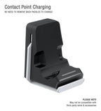 Foamy Lizard PS5 Controller Charger v2.0 Console & Wall Mount (blanco+negro)