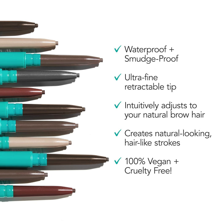 Thrive Causemetics Infinity - Lápiz de cejas impermeable, retráctil...