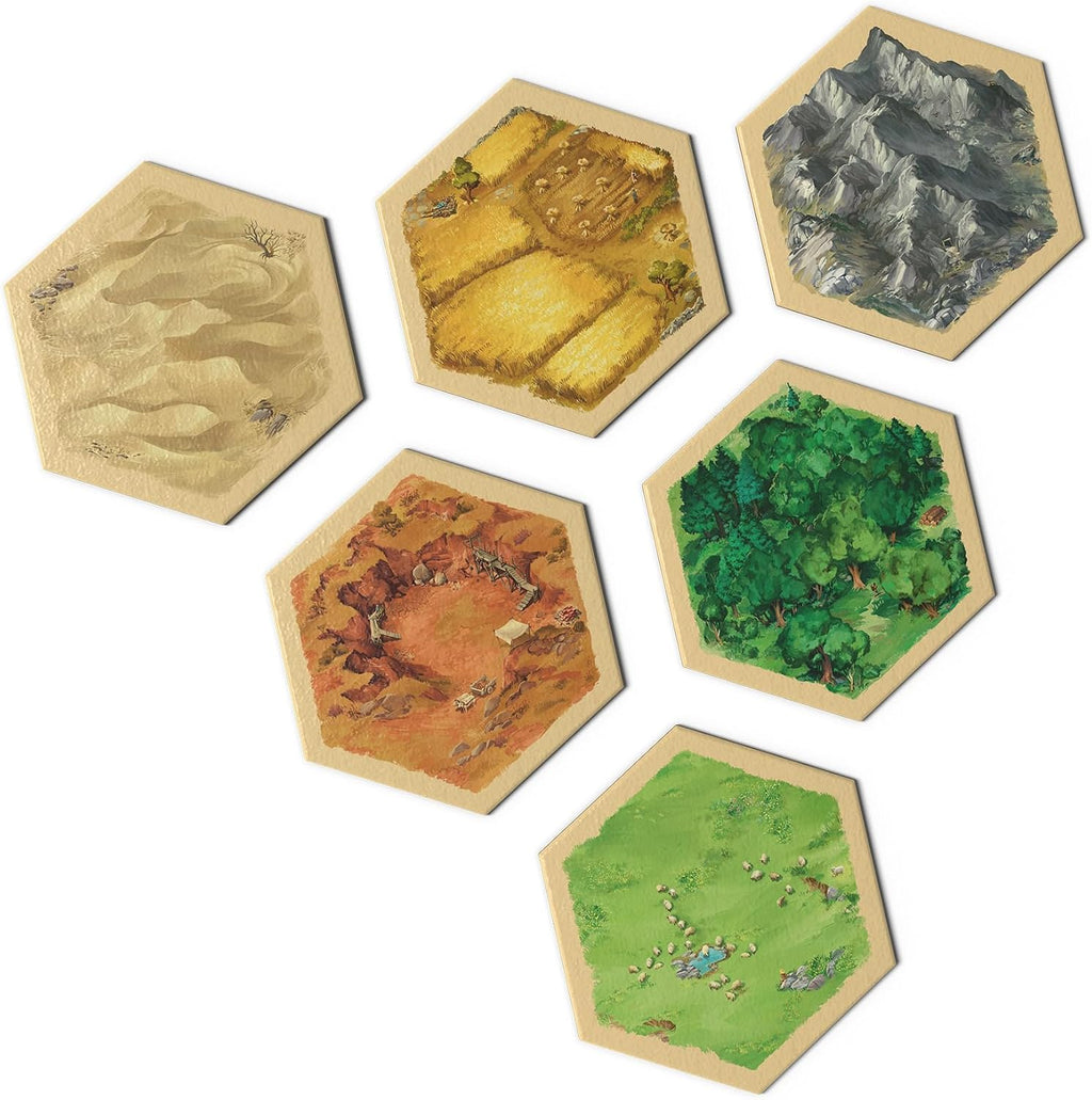 Catan - Juego de mesa (6ª edición) Intercambia, construye y establece en el clásico juego de estrategia para familia, niños y adultos, a partir de 10 años, 3-4 jugadores, tiempo de juego de 60-90