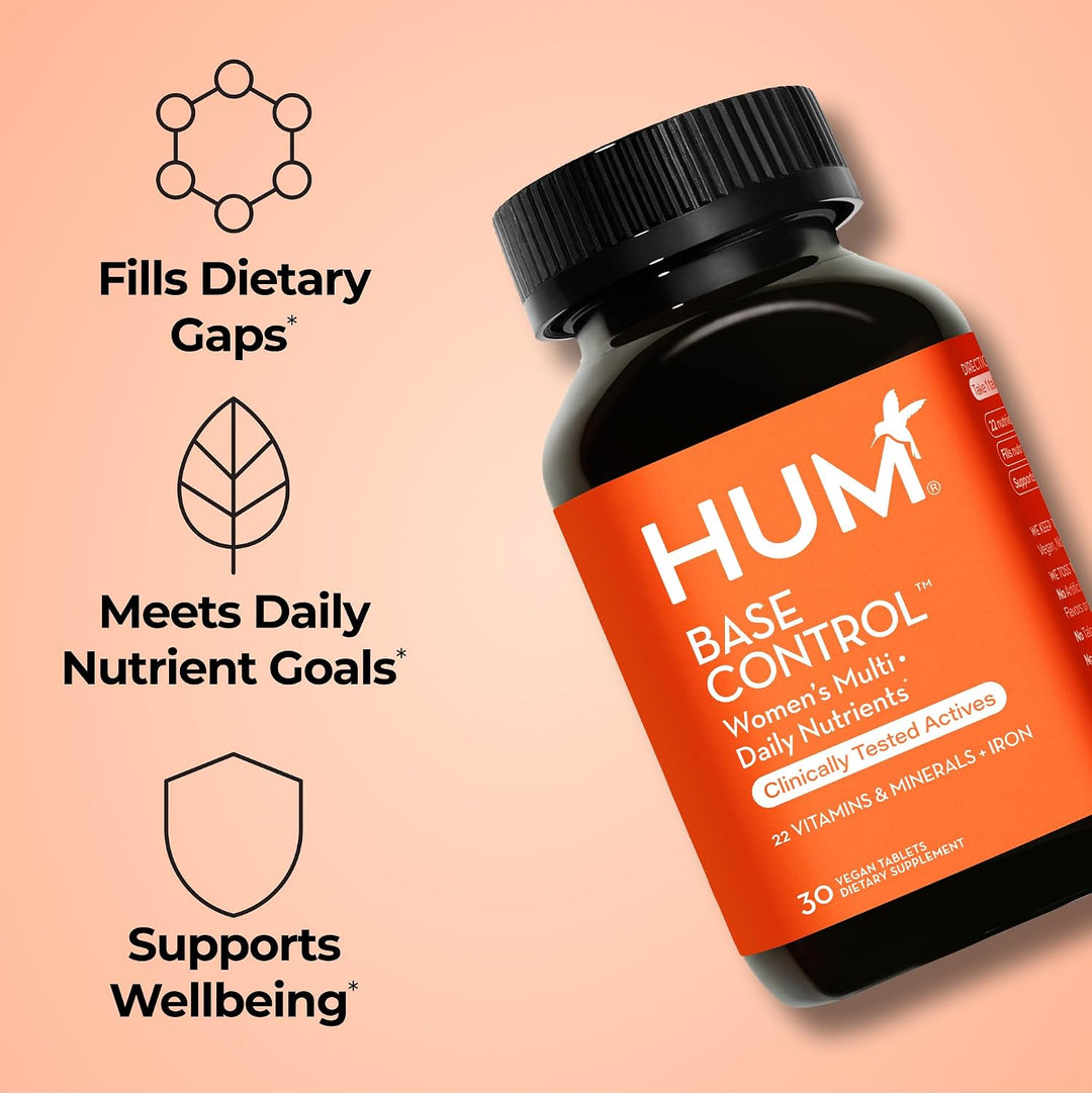 HUM Base Control Multivitamínico para mujeres con vitamina C, hierr...