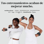 Bangles - Juego de mancuernas para muñeca y tobillo de 2 libras y barras Bala de 2 libras, pesas de tobillo y pesas de mano para fitness, yoga y entrenamiento de fuerza