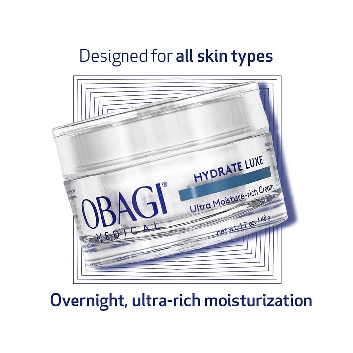Obagi Hydrate Luxe - Hidratante ultra rico - No comedogénico con ex...
