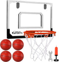 Juego de aros de baloncesto para interiores para niños, aros de