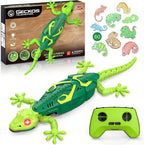 Gecko de escalada de pared a control remoto, lagarto recargable con control