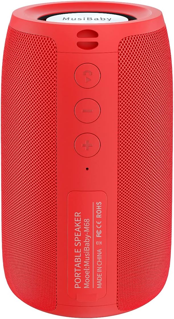 Bocina Bluetooth MusiBaby, inalámbrica, para exterior, impermeable,...