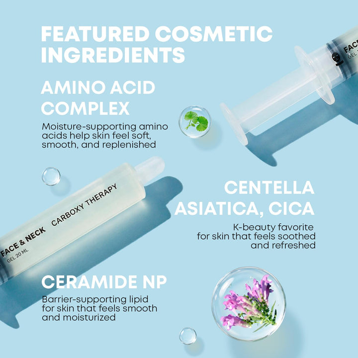 Name Skin Care Coreano Carboxy CO2 Terapia Facial y Cuello Máscara...