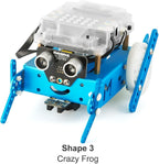 Makeblock Kit de robot mBot + paquete adicional de seis patas