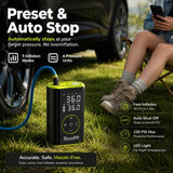 Roadvo [10000 mAh] Inflador de neumáticos Compresor de aire portáti...