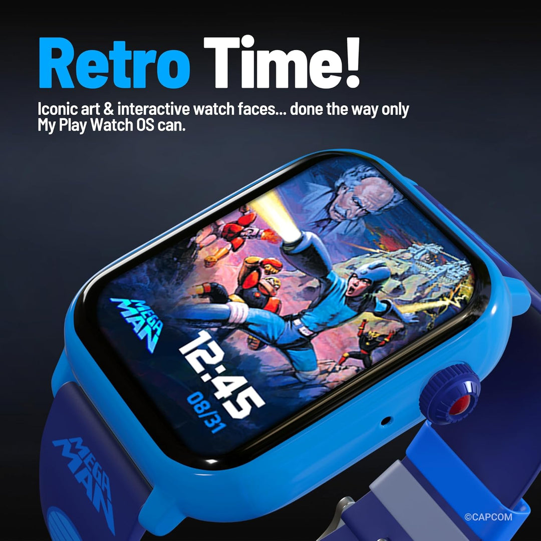 My Play Watch Reloj digital para juegos Mega Man: construido a part...