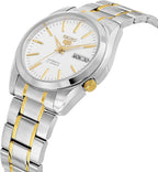Seiko Reloj 5 Plata/Oro SNKL47K1, Plateado/Dorado, Reloj analógico, cuerda automática