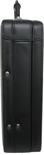 Alpine Swiss Maletín para hombre | Maletín extensible de cuero genuino para hombres | Estuche de negocios con bloqueo de combinación doble