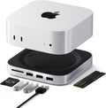 Satechi Mac mini M6, M5 Pro, M4 Hub & Stand con NVMe SSD Enclosure, Silver