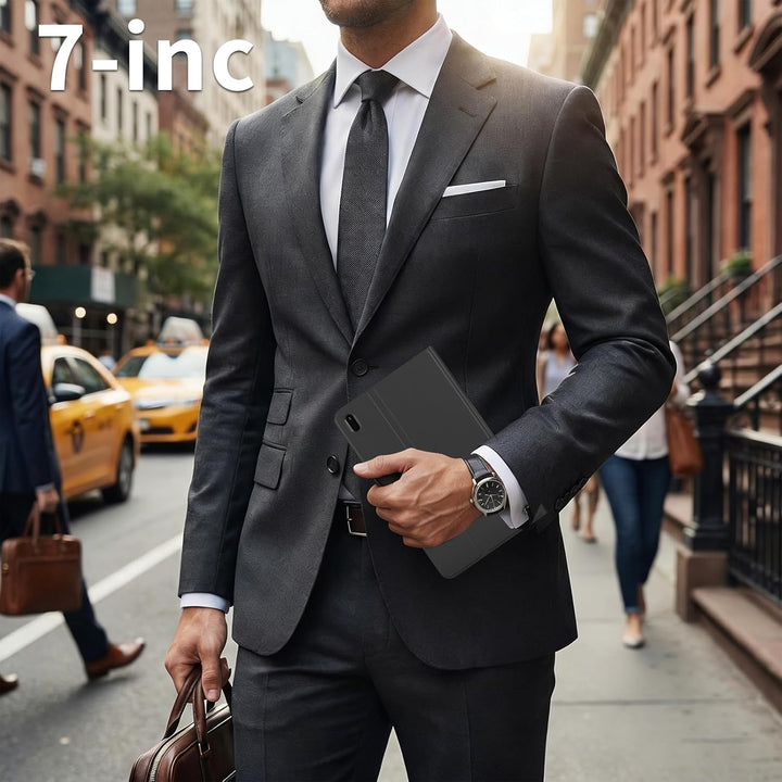 Tablet Android de 7 pulgadas con funda, procesador de cuatro núcleo...