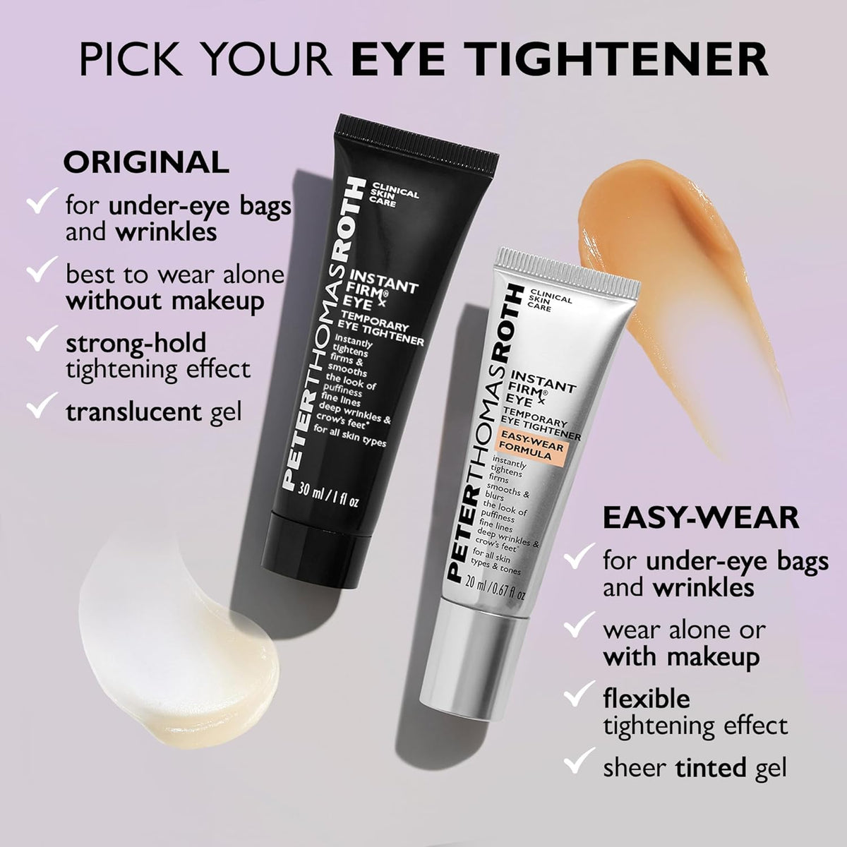 Peter Thomas Roth | Tensor de ojos temporal FIRMx® Fórmula de fácil...