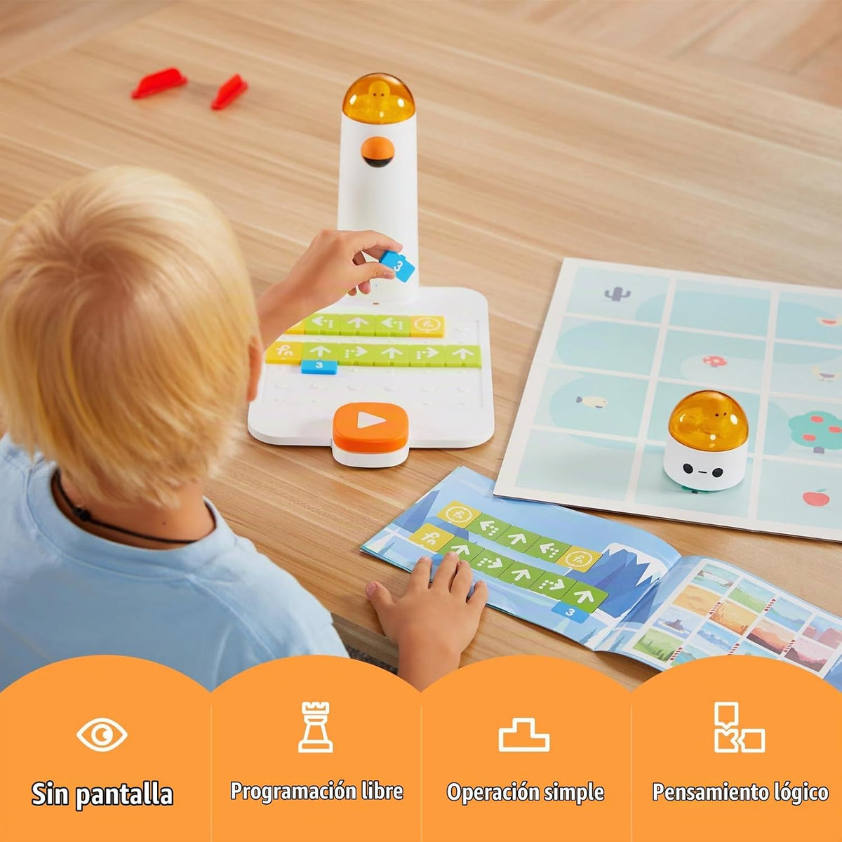 Juego de codificación Pro STEM Robot para niños mayores de 4