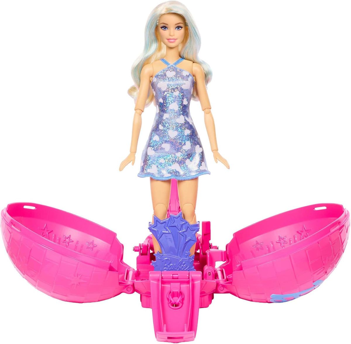 Barbie Muñeca y accesorios Team Roll and Reveal Pop Star