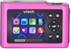 VTech KidiZoom Creator Cam Ultra - Cámara recargable con trípode, color rosa