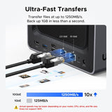 UGREEN NAS DXP4800 Plus NAS de escritorio de 4 bahías, CPU Intel Pe...