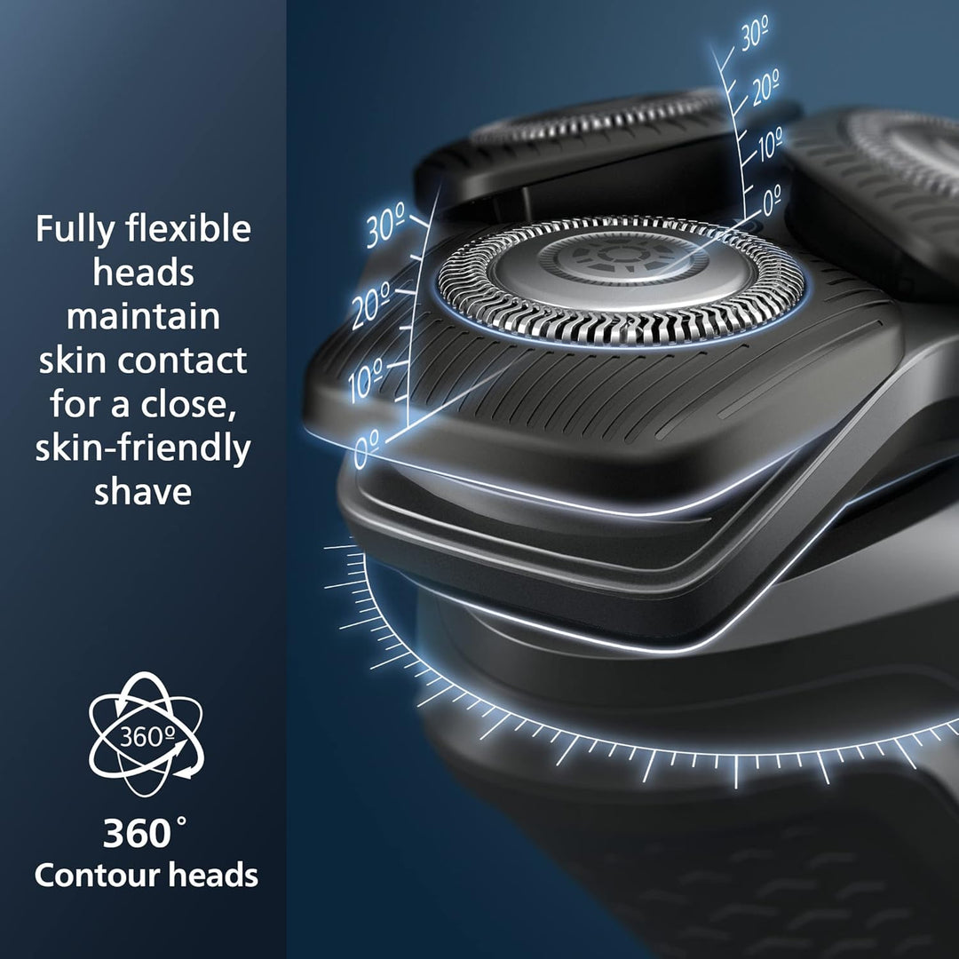 Philips Norelco Shaver 5400, afeitadora recargable en seco y húmedo...